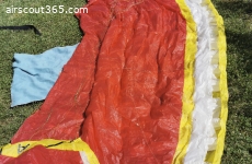 Biete low B Schirm Nova Ion 4 in L (100-130kg) mit Check