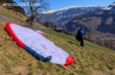 Verkaufe komplette Gleitschirmausrüstung